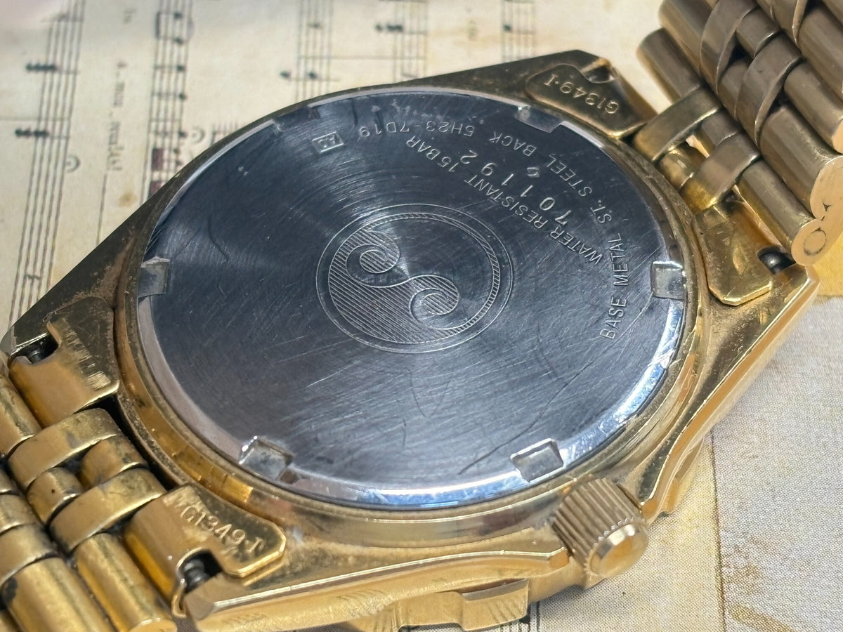 Vintage Seiko Sports 150 Quartz Day Date Diver